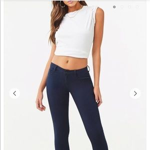 ⭐️ Super soft low rise ankle skinny jeans